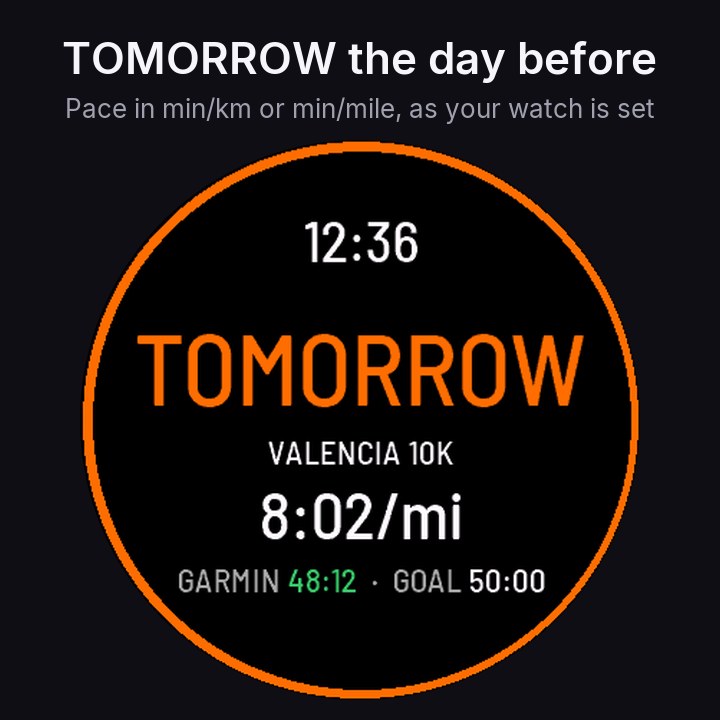 Race Day Watch Face - Marathon & Event Countdown · Screenshot 4
