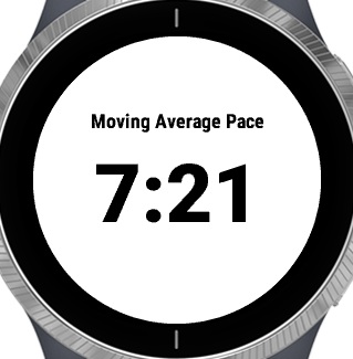 Recent Moving Average Pace · Screenshot 0