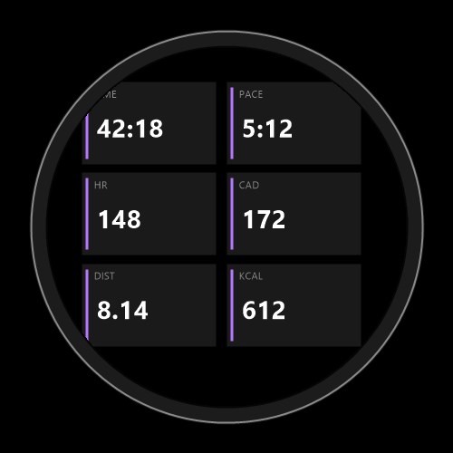 FlexRun Field - 6 Metric Run Dashboard · Screenshot 3