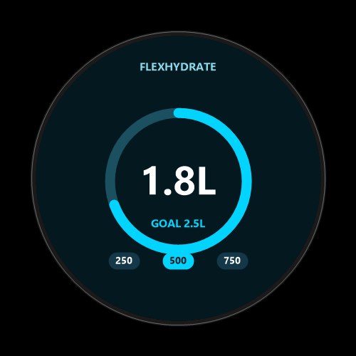 FlexHydrate - Bright Water Tracker · Screenshot 0