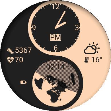 Yin Yang Watch Face · Screenshot 0