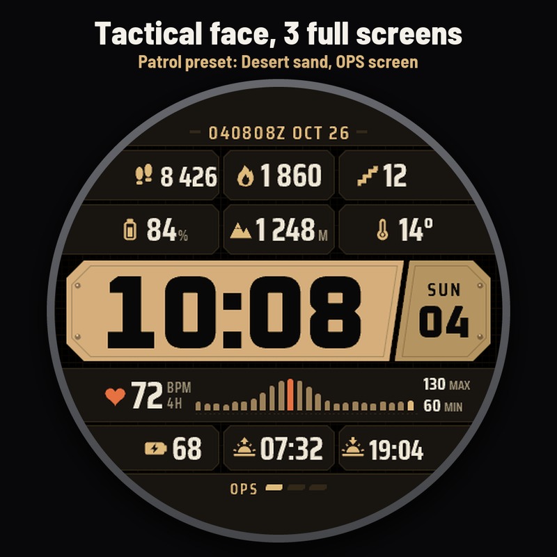 Astra Outpost Pro – 战术军用表盘 · Screenshot 0