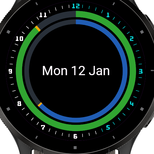 Custom Circular Watch · Screenshot 0