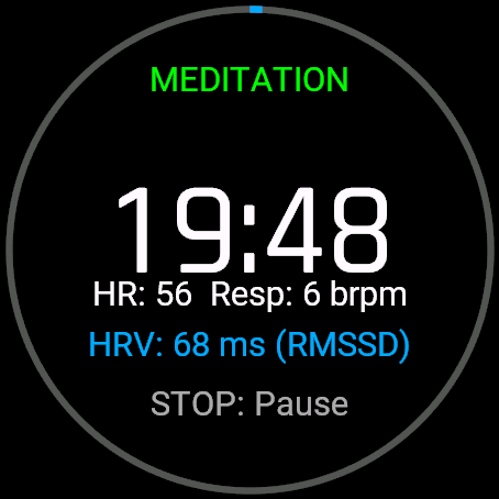 HRV Meditation: Breath & Biofeedback · Screenshot 0