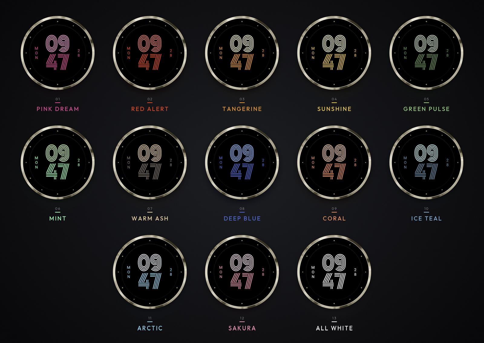 Minimal Lines watch face for Forerunner 170