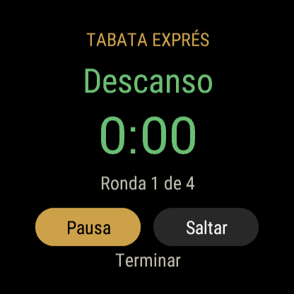 RFP+: your workout on your wrist · Screenshot 1
