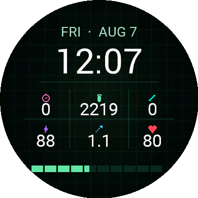 Data Grid AMOLED · Screenshot 0