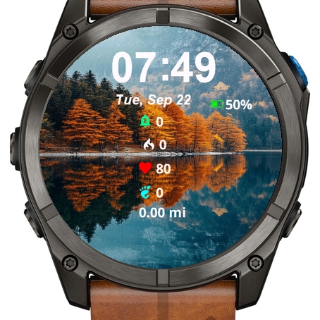 View Mountains Trees Reflected Water · Screenshot 1