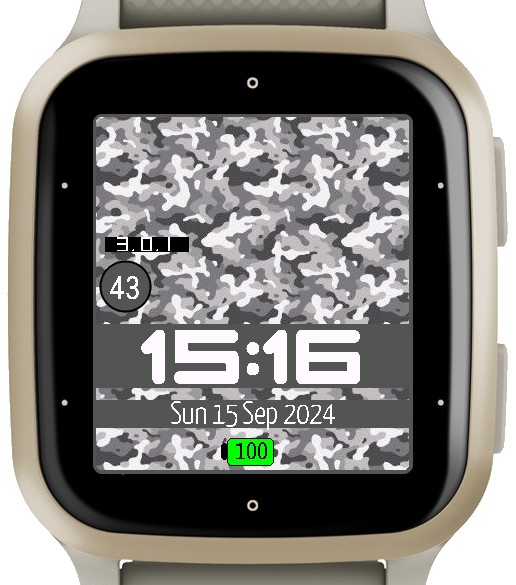 Drake Camouflage Watch face HR (3) · Screenshot 2
