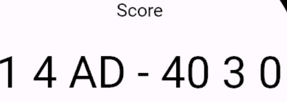 Padel / Tennis Score · Screenshot 0