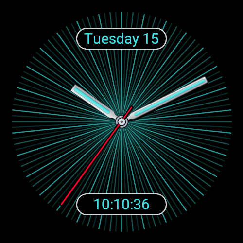 AMOLED Lines - Minimal Color Vector -  Ice · Screenshot 0