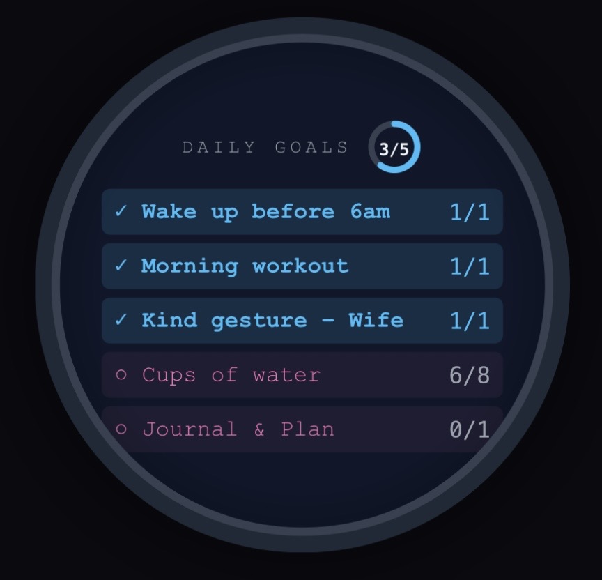 To Do - Simple Daily Top 5 · Screenshot 1