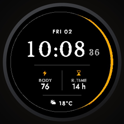 Helios - Eclipse Digital Watch Face · Screenshot 3