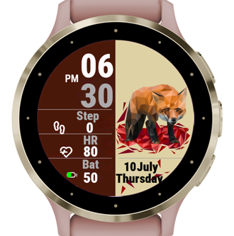 Fox Watchface · Screenshot 1