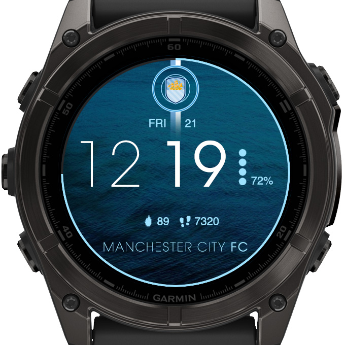 Manchester City Football Soccer Watch Face · Screenshot 4