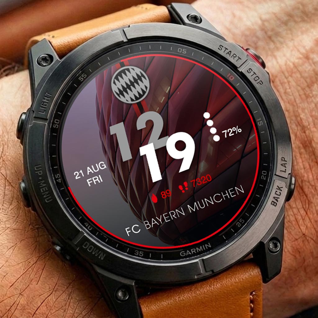 Bayern Munich Football Soccer Digital Watch Face · Screenshot 0