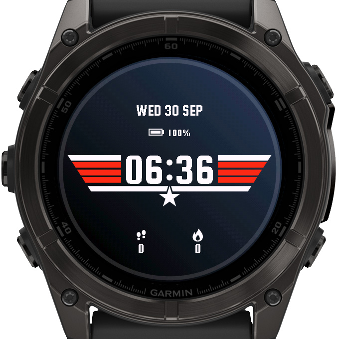 Top Gun Maverick Jet Fighter Wings Watch Face · Screenshot 2