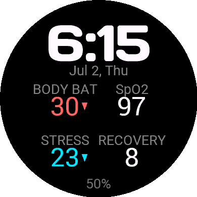 Body Battery Stack · Screenshot 3