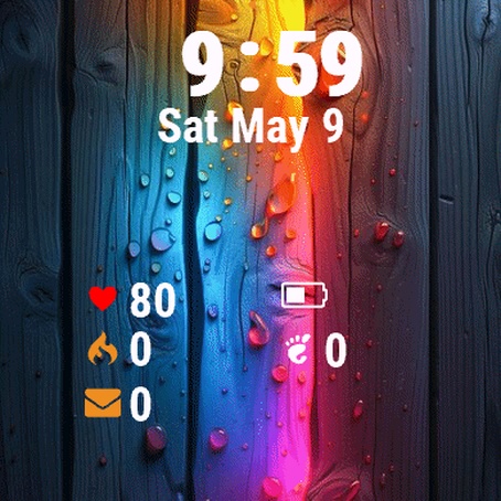 Colorful Rainbow Raindrops · Screenshot 2