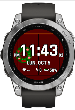 Holly Wreath – Christmas Watch Face · Screenshot 3