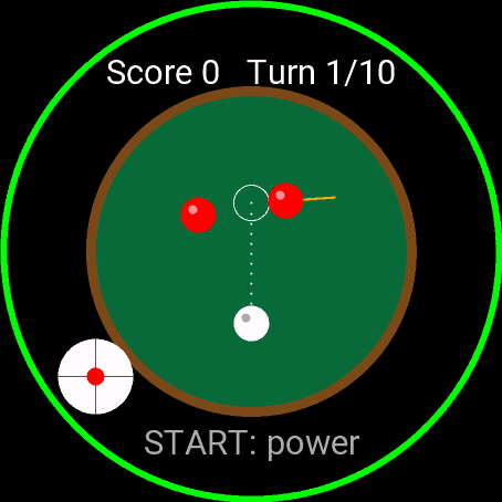 Round Billiards · Screenshot 1