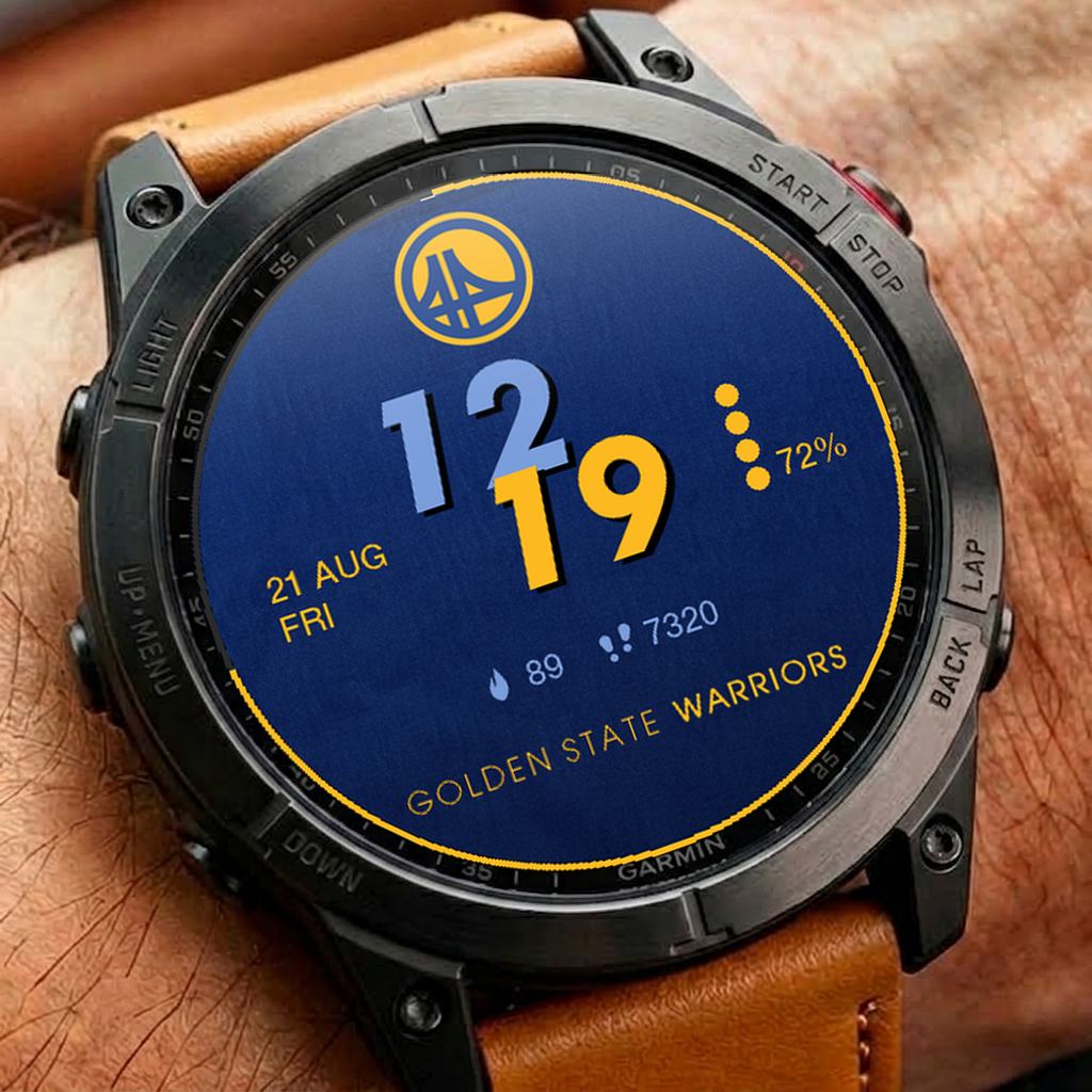 Golden State Warriors GS NBA Basketball Watch Face · Screenshot 0