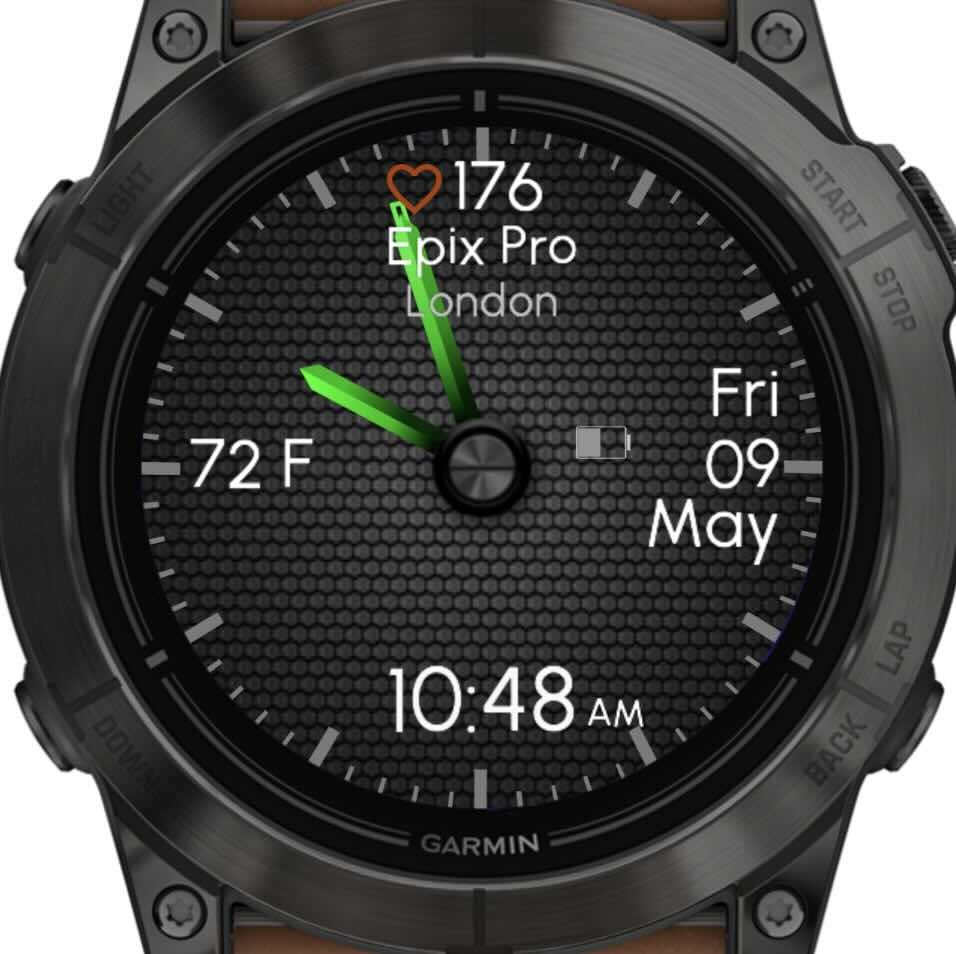 Graphite - Green (OWM Weather) · Screenshot 4