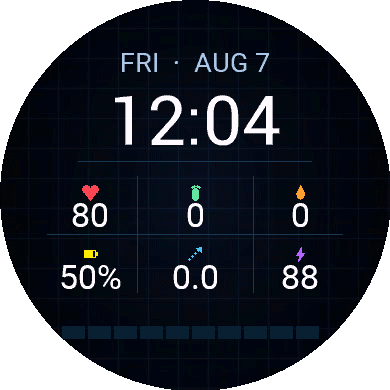Data Grid AMOLED · Screenshot 2