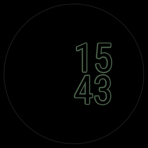 Outline - Hollow Numerals · Screenshot 3