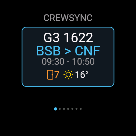 CrewSync — Crew Schedule on Your Wrist · Screenshot 0