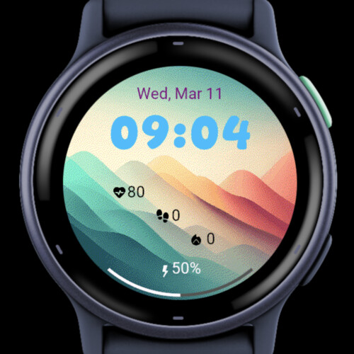 Colorful Gradient Mountains · Screenshot 0