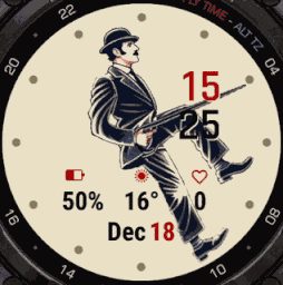 Silly Walk Watch Face · Screenshot 0