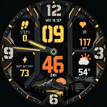 Summit Forge Hybrid - Analog Watch face · Screenshot 1