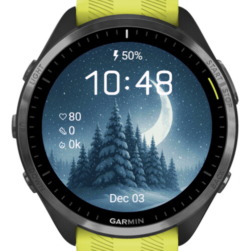 Winter Crescent Night · Screenshot 1