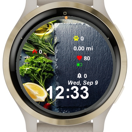 Black Slate Board Herbs Lemons · Screenshot 0