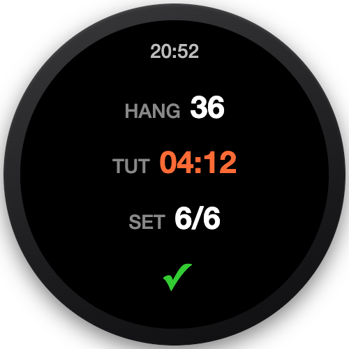 Crux Hangboard Timer · Screenshot 4