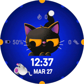 Meow Watch Face · Screenshot 1