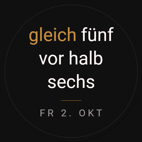 Proza — the time in words, 13 languages · Screenshot 2