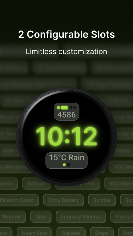 Du. — AMOLED watch face · Screenshot 2