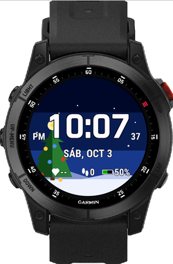 Christmas Tree: Snowy Night Watch Face · Screenshot 0