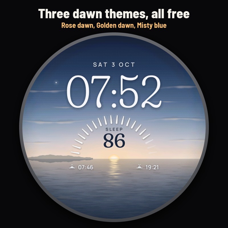 Astra Daybreak Free – 睡眠分数晨间表盘 · Screenshot 2