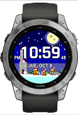 Snowy Village: Christmas Watch Face · Screenshot 3