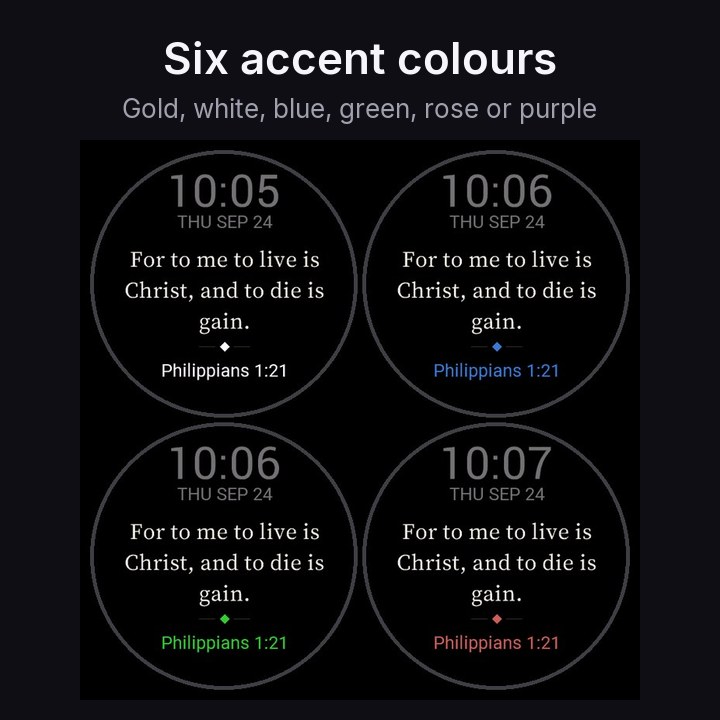 Daily Verse Watch Face - Bible Verse of the Day · Screenshot 3