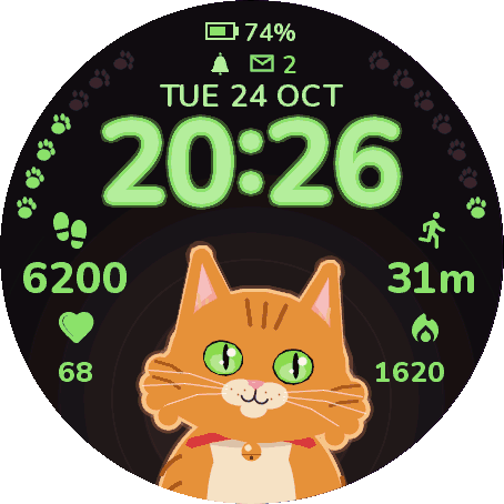 Whiskers — 宠物猫咪表盘，打造你的专属猫咪 · Screenshot 4