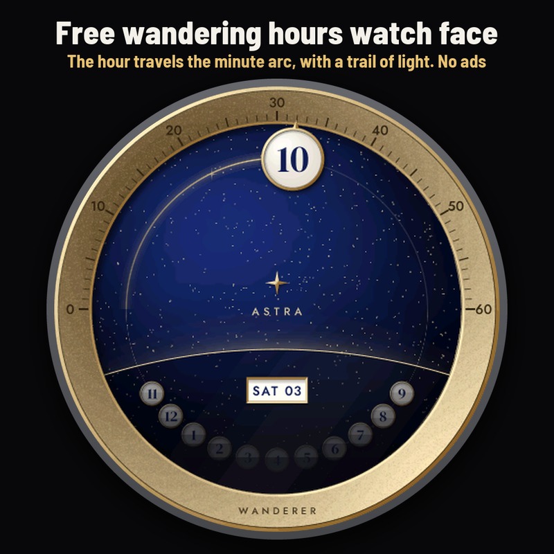Astra Wanderer Free – 漫游时间表盘 · Screenshot 0
