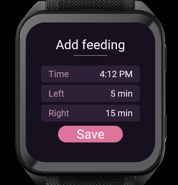 Breastfeeding, Bottle, & Pumping Tracker · Screenshot 3