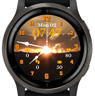 Sunset Clock · Screenshot 2