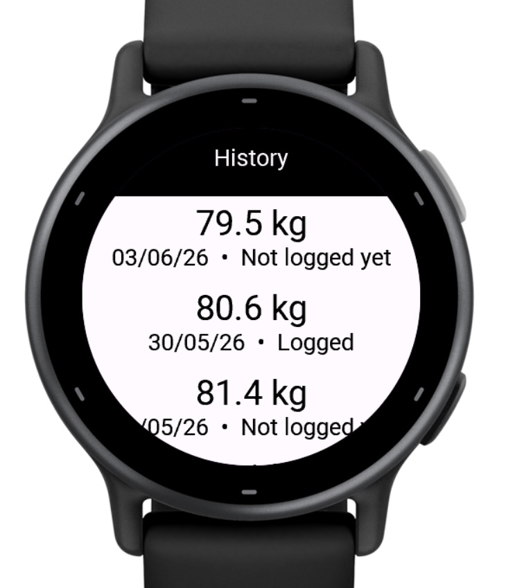 TargetWeight · Screenshot 4