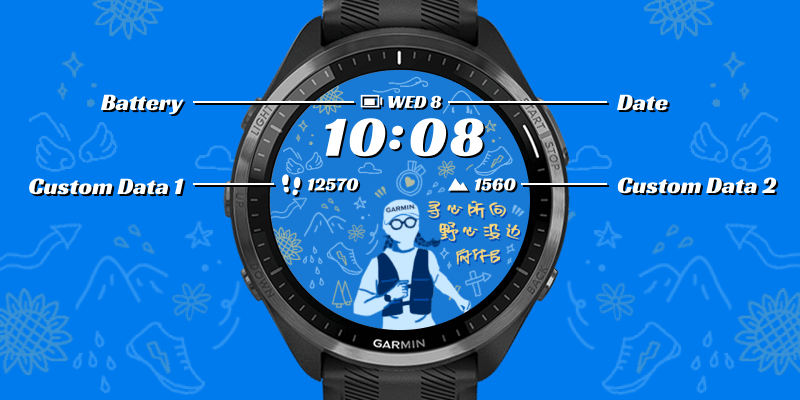 Garmin佳明精英运动员向付召联名表盘| Connect IQ Store