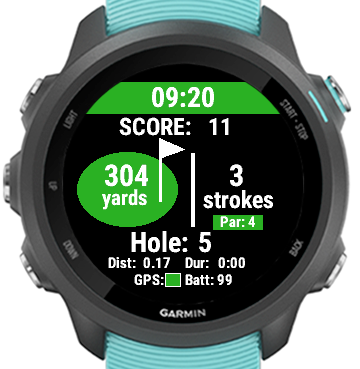 Garmin forerunner 35 golf app best sale